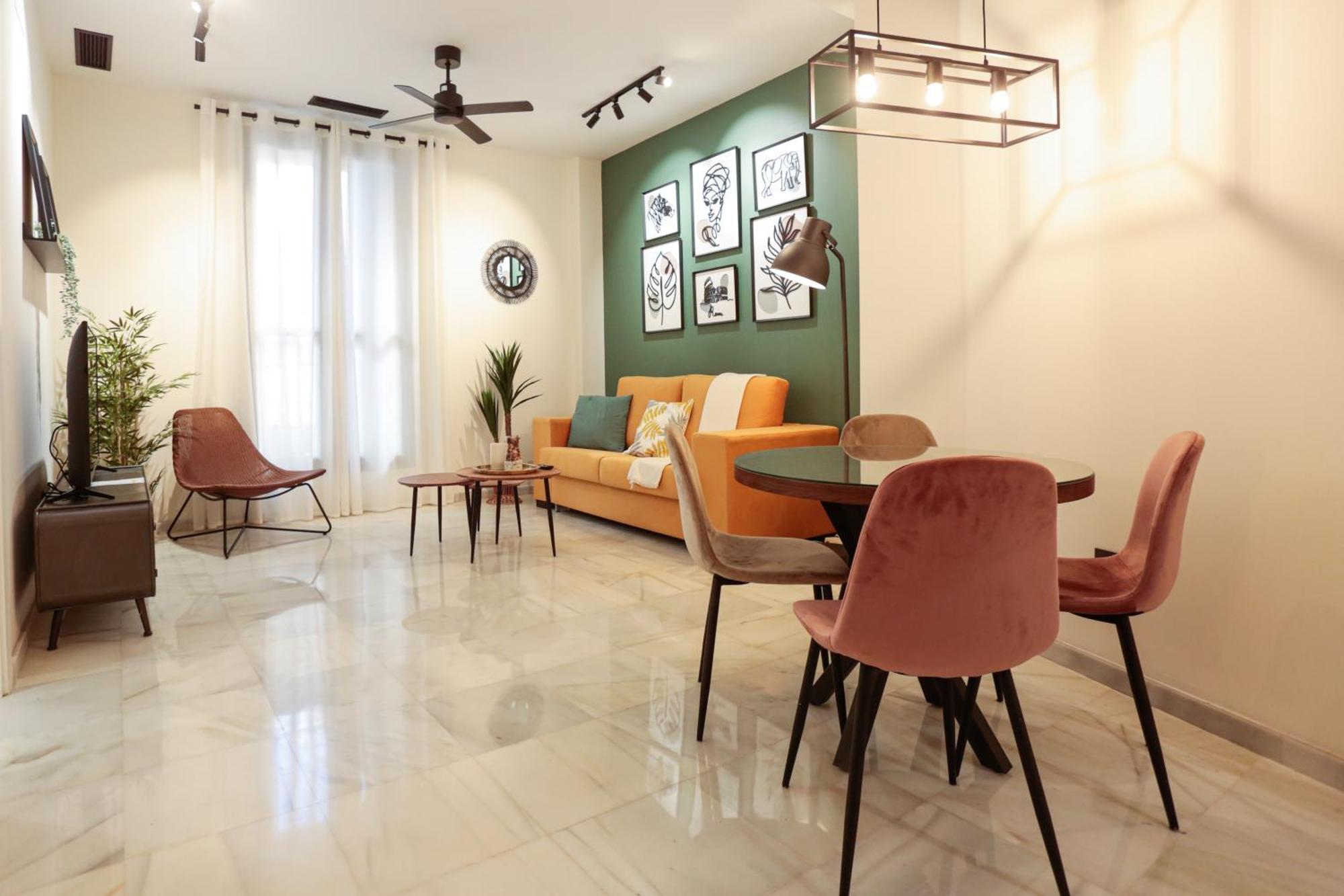 Monkeys Apartments Cervantes Sevilla Bagian luar foto
